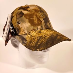 Camouflage hunter trucker strap back hat cap